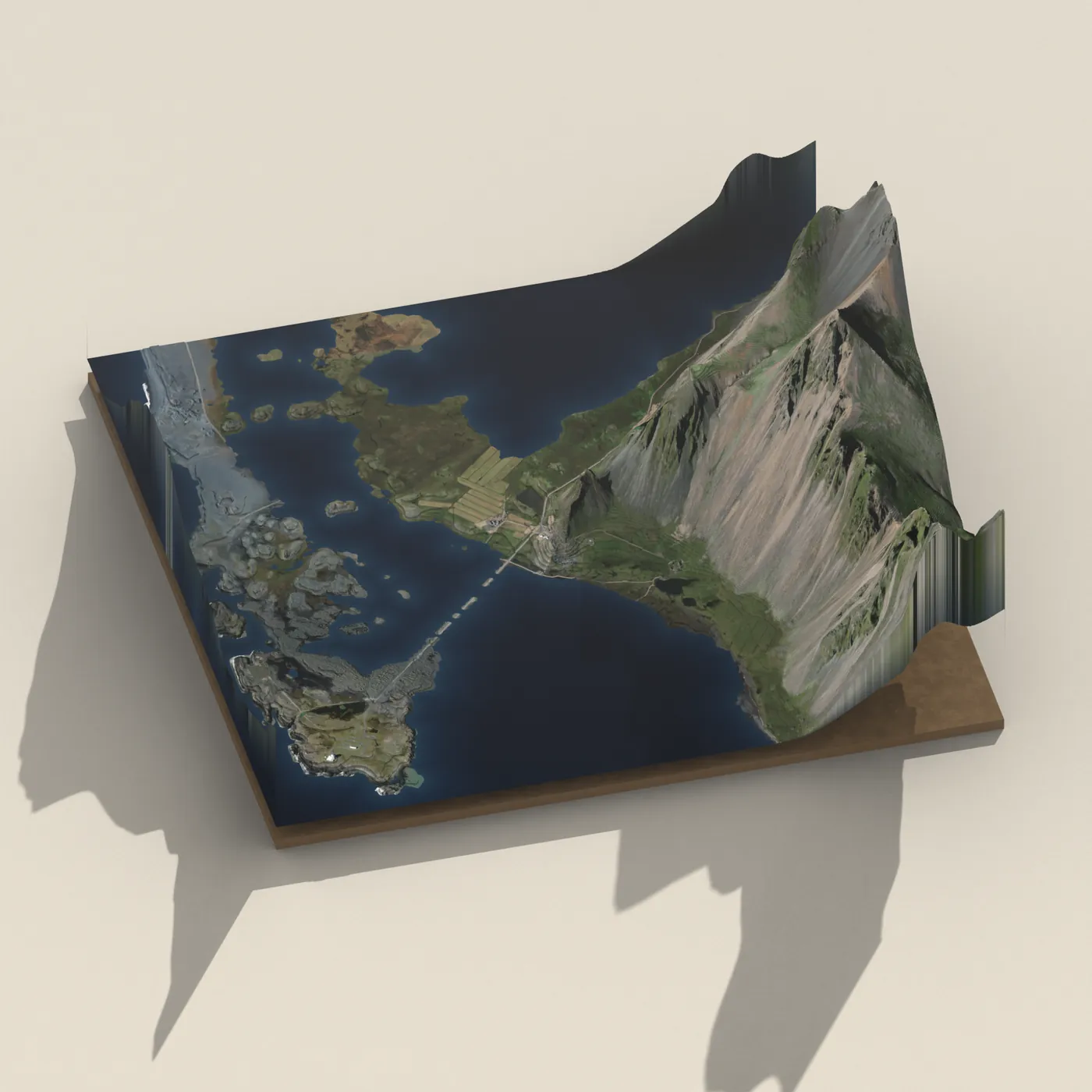 Vestrahorn 3D terrain render