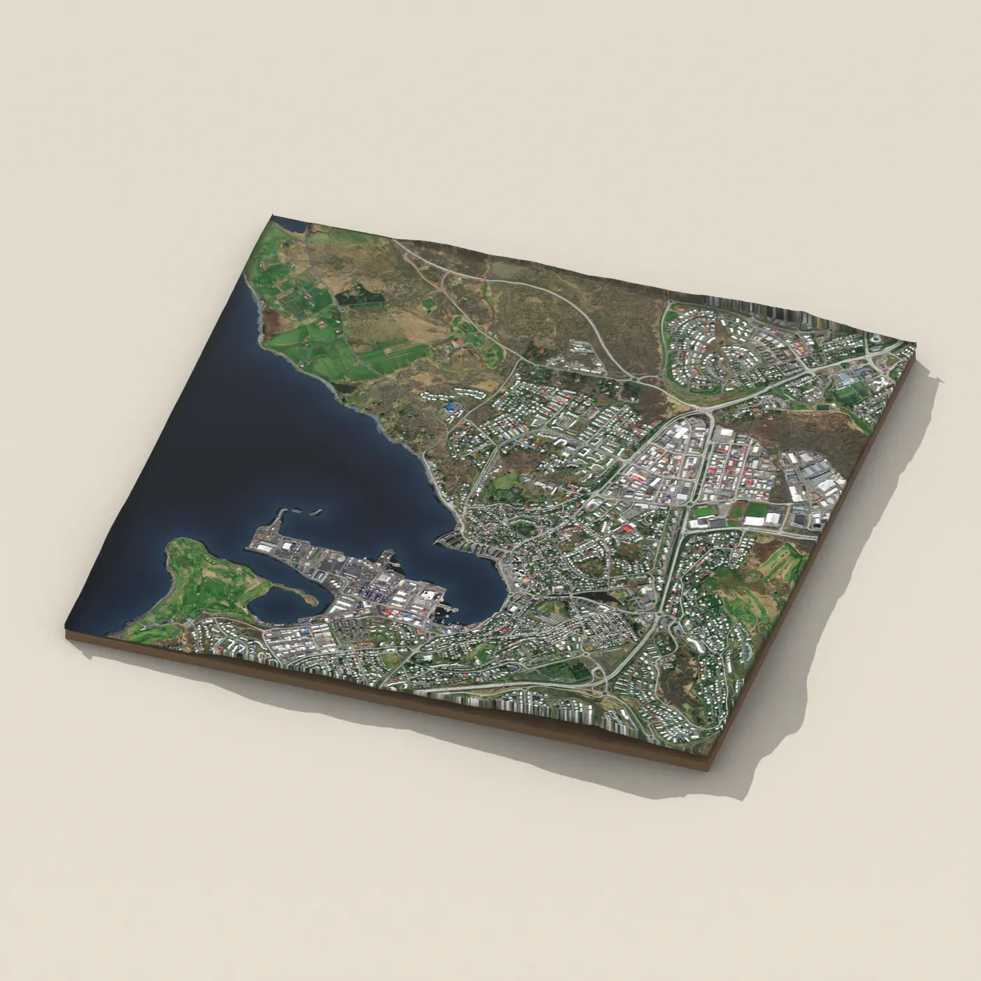 Viðistaðatúni — 3D terrain render (no visitor photo yet)