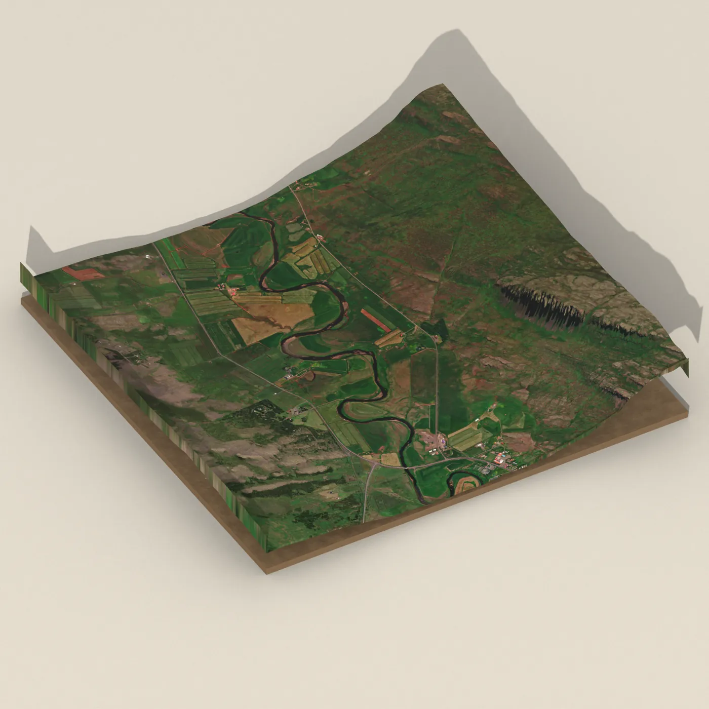 Árhver 3D terrain render