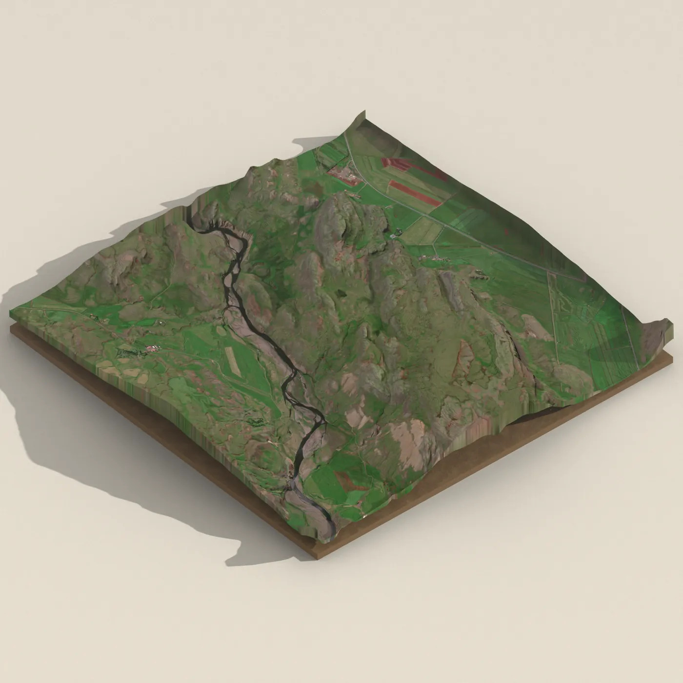 Brúarpotturinn — 3D terrain render (no visitor photo yet)