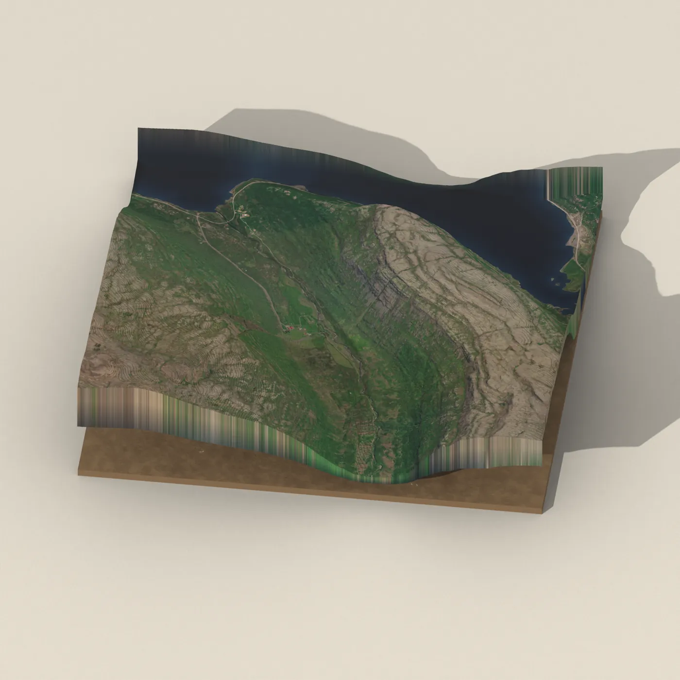 Galtahryggjarlaug — 3D terrain render (no visitor photo yet)