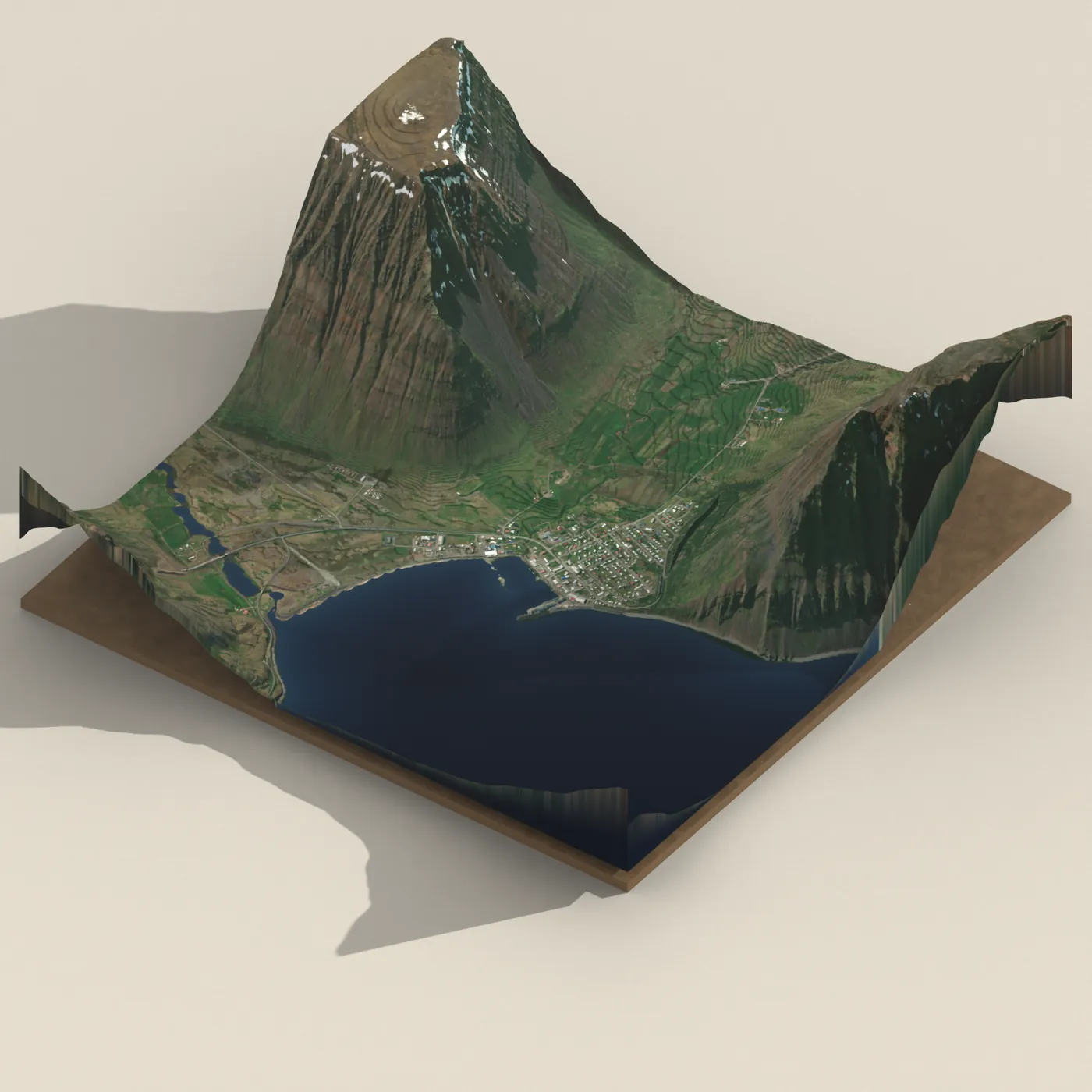 Geothermal hot spring near Bolungarvíkurkaupstaður — 3D terrain render (no visitor photo yet)