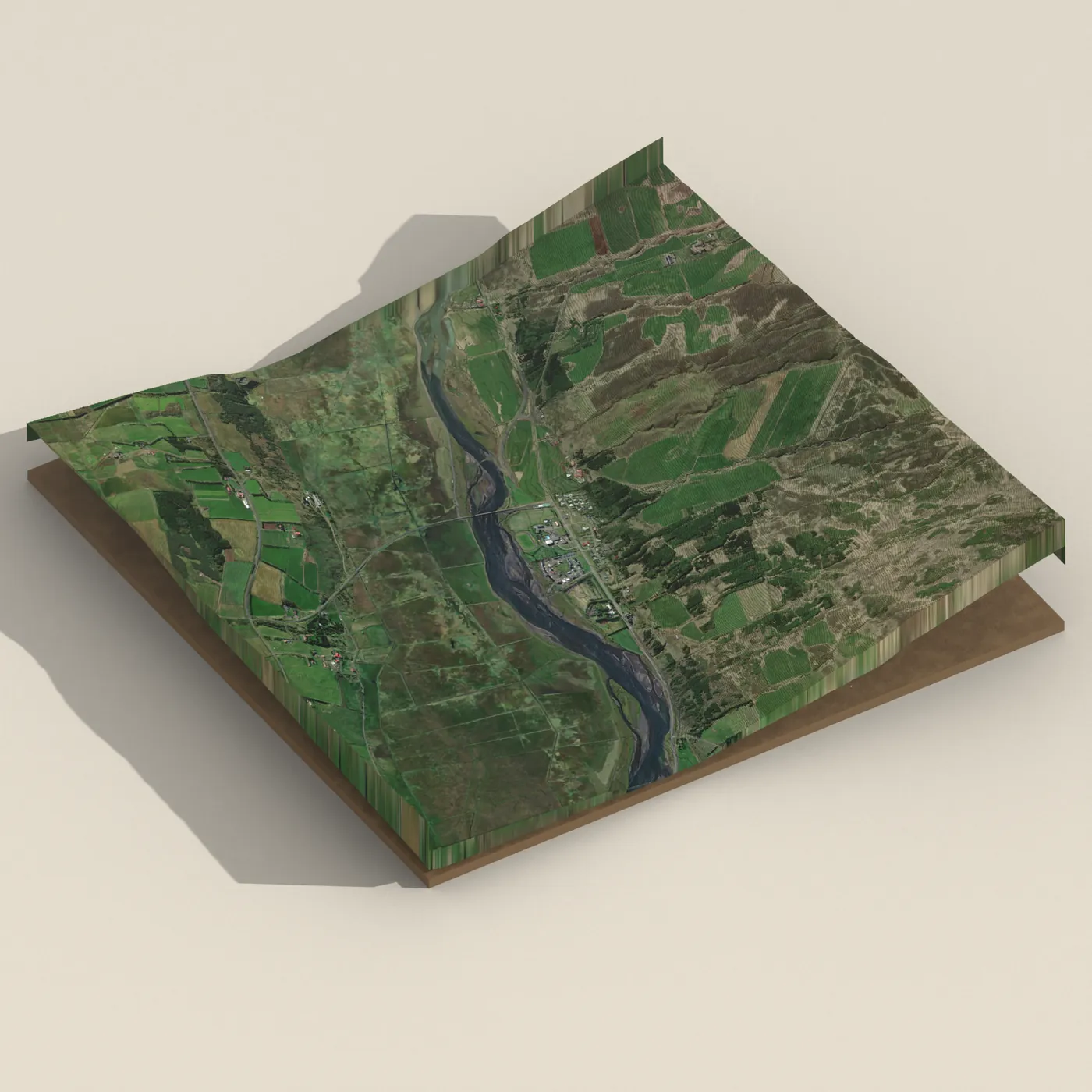 Geothermal hot spring near Eyjafjarðarsveit — 3D terrain render (no visitor photo yet)