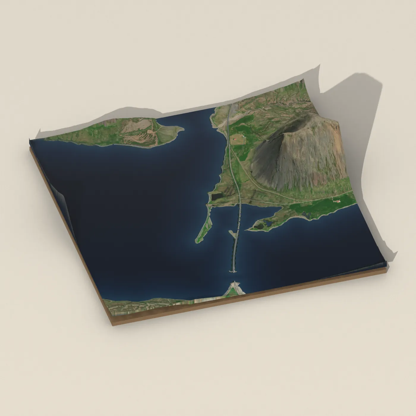 Geothermal hot spring near Grundarfjarðarbær — 3D terrain render (no visitor photo yet)