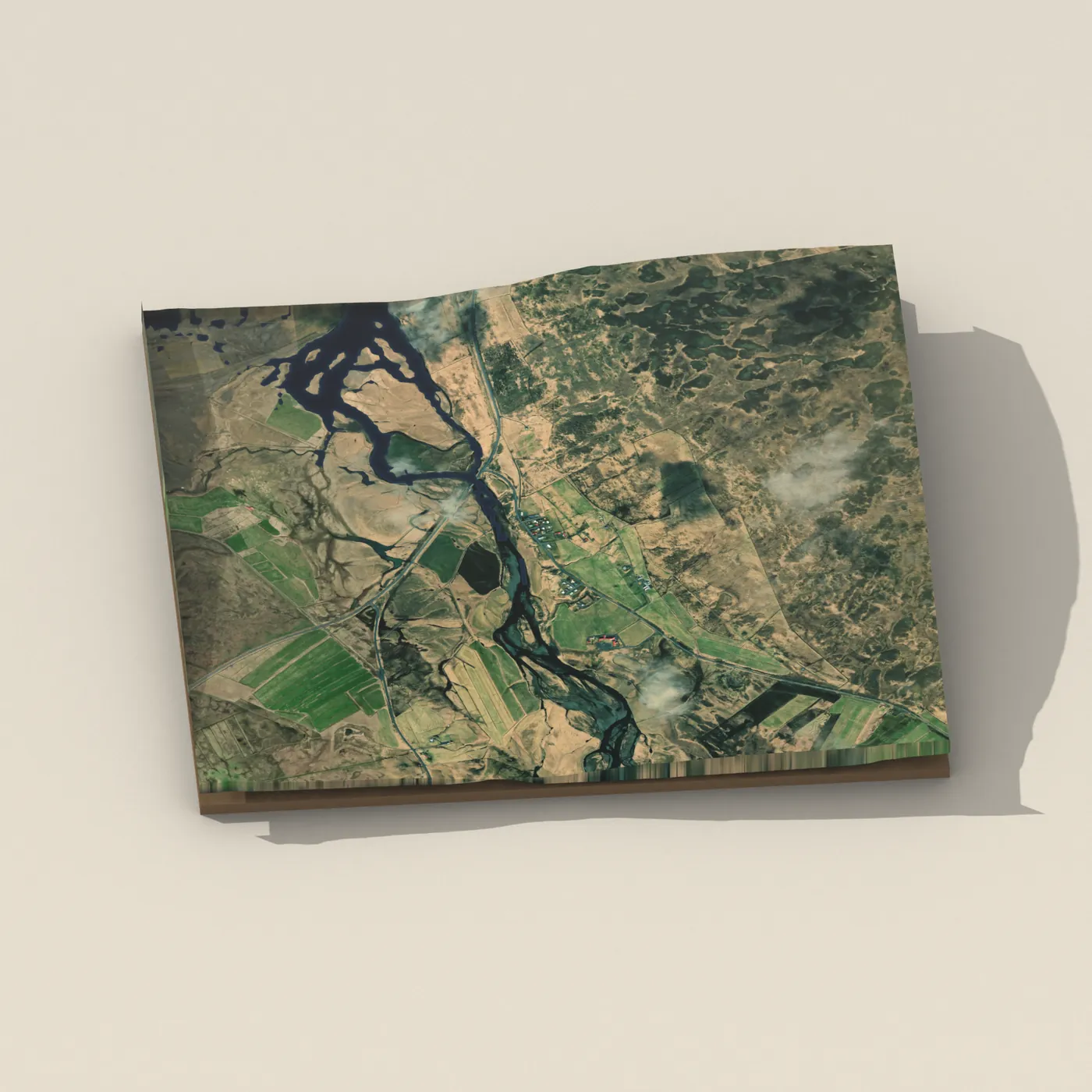 Geothermal hot spring near Húnaþing vestra — 3D terrain render (no visitor photo yet)