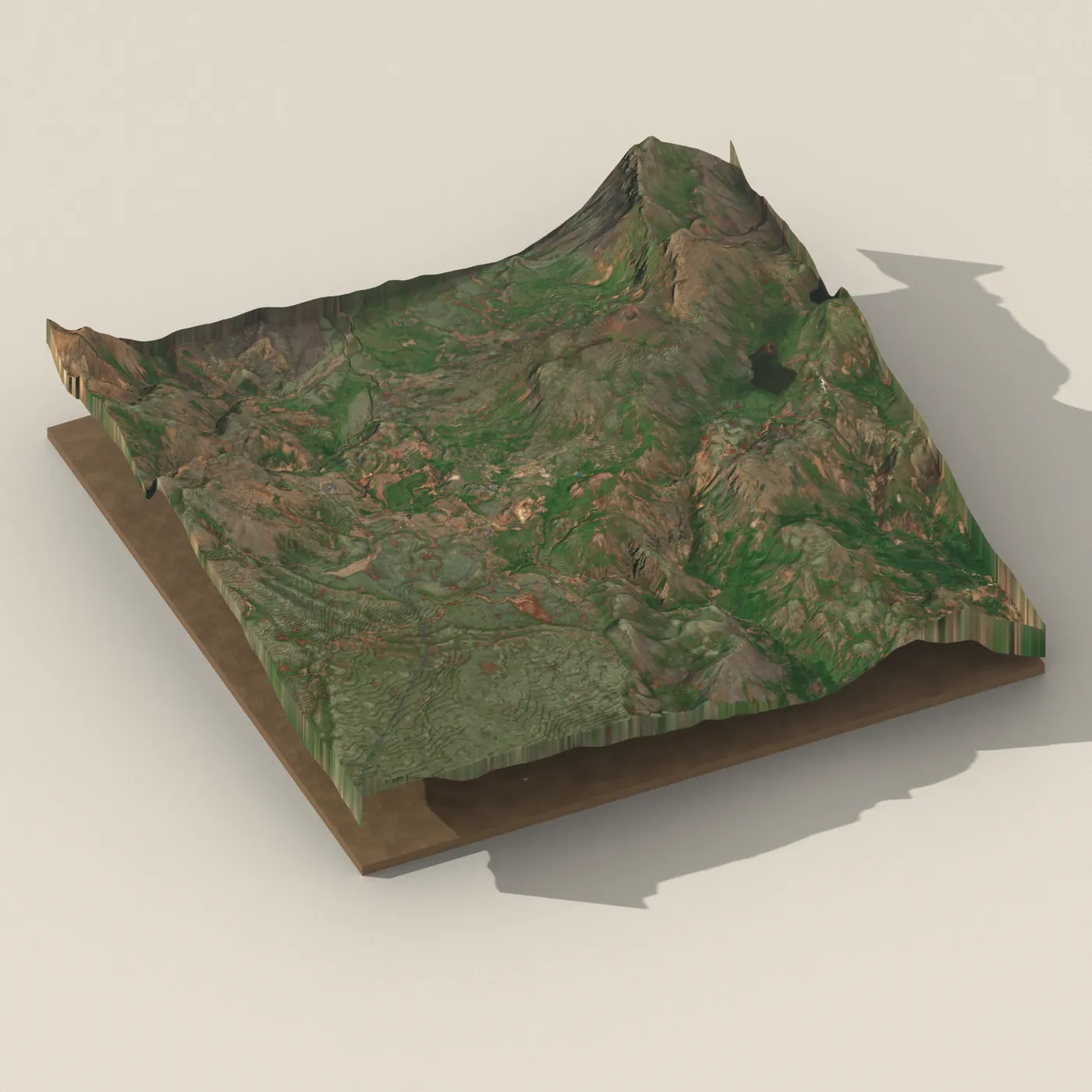 Geothermal hot spring near Ölfus — 3D terrain render (no visitor photo yet)
