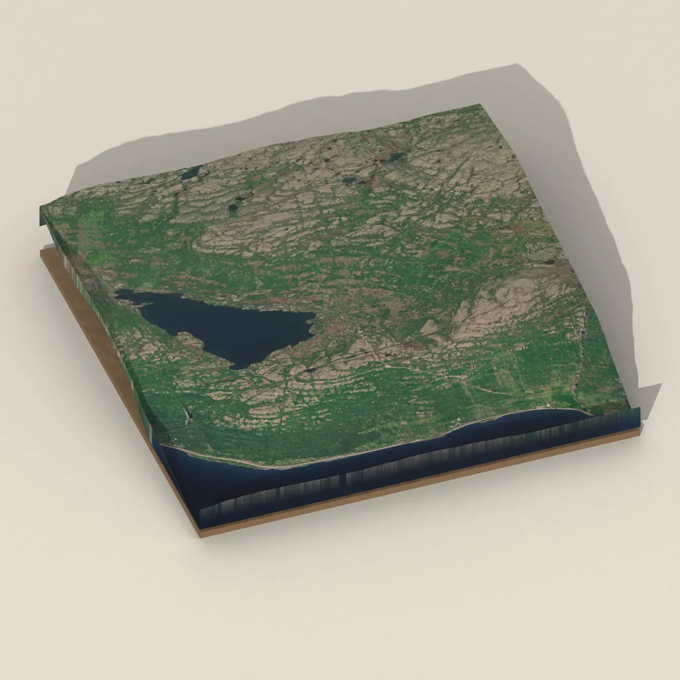 Geothermal hot spring near Súðavíkurhreppur — 3D terrain render (no visitor photo yet)