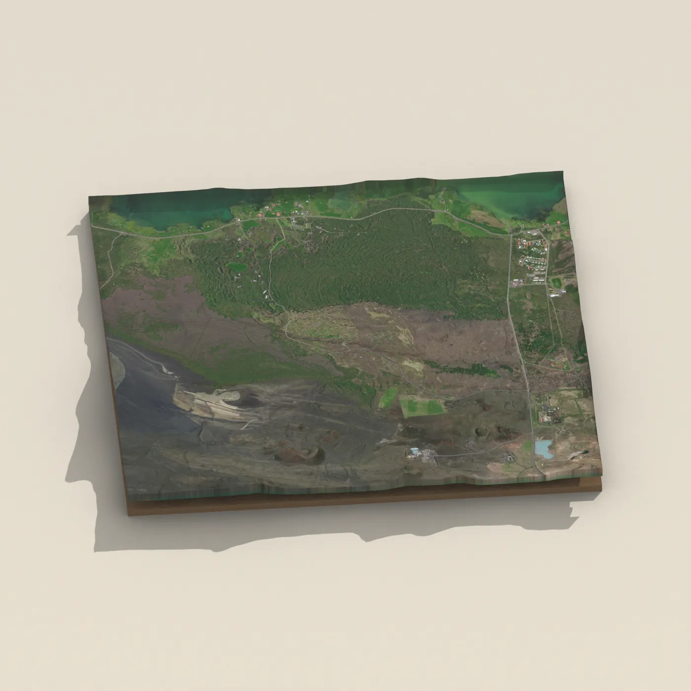 Grjótagjá 3D terrain render