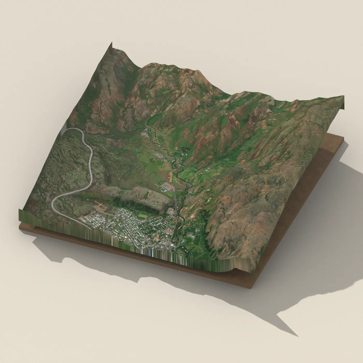 Grýla — 3D terrain render (no visitor photo yet)