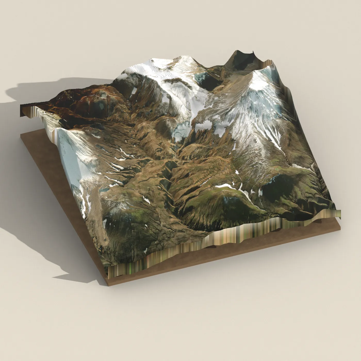 Hveradalir 3D terrain render