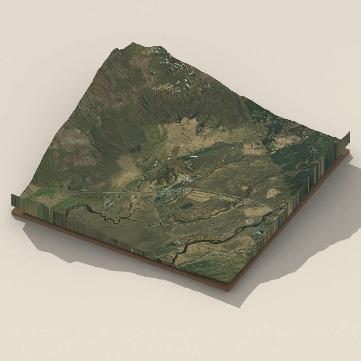 Konungshver 3D terrain render