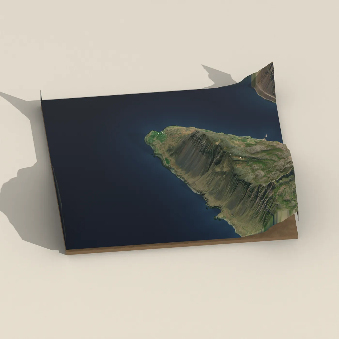 Krossnes 3D terrain render