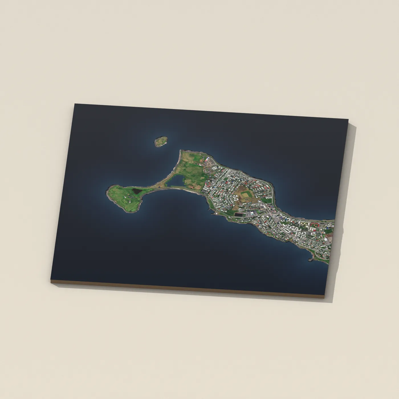 Kvika Footbath — 3D terrain render (no visitor photo yet)