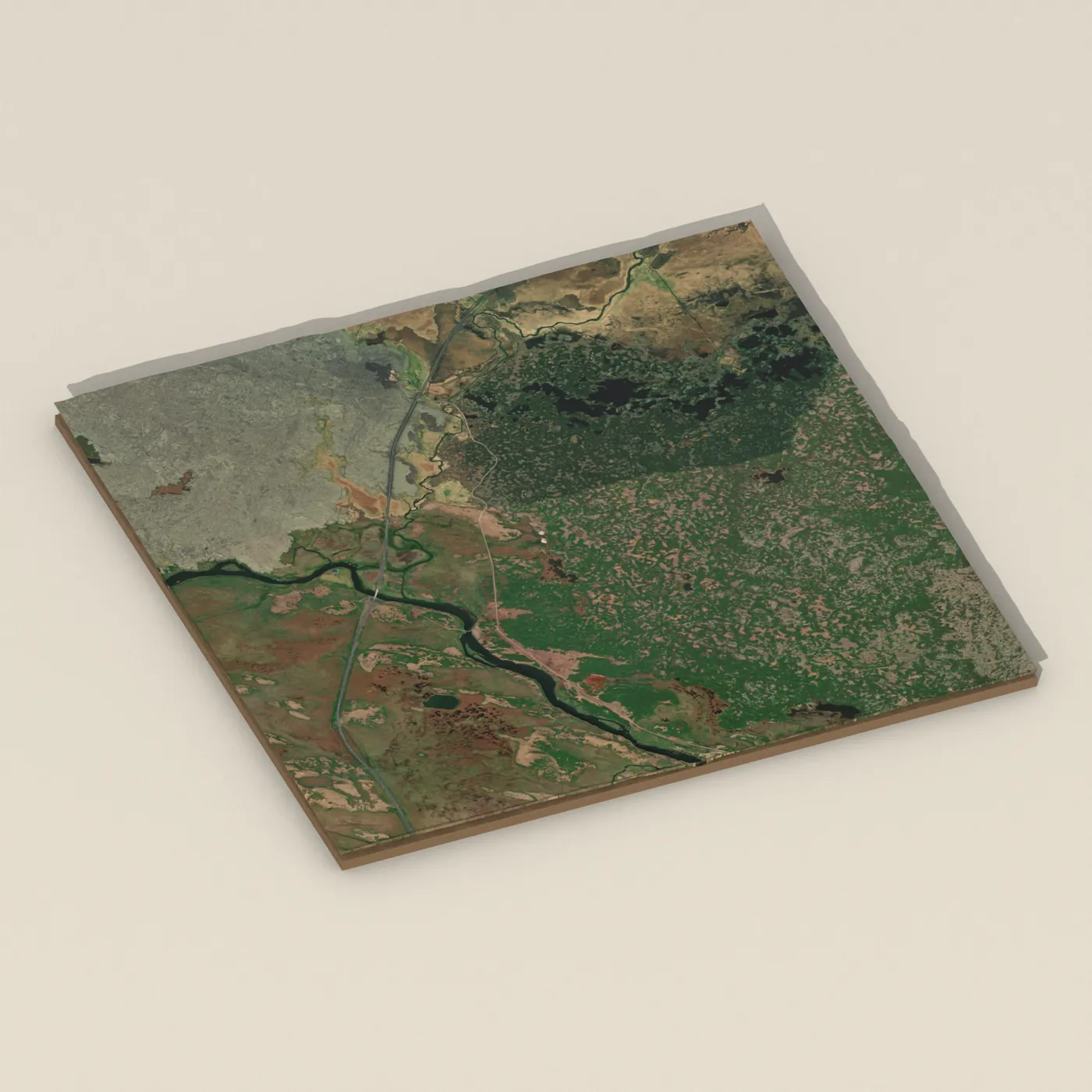Landbrotalaug — 3D terrain render (no visitor photo yet)