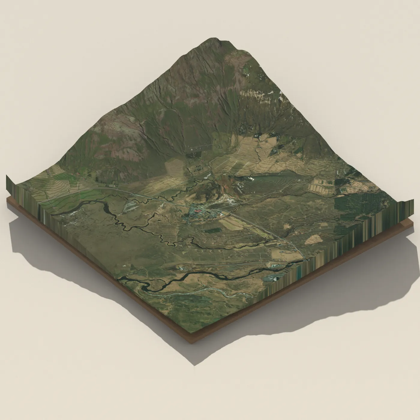 Litli-Geysir 3D terrain render