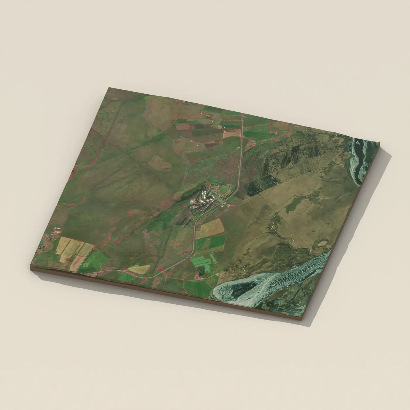 Natural hot pot near Grímsnes- og Grafningshreppur — 3D terrain render (no visitor photo yet)
