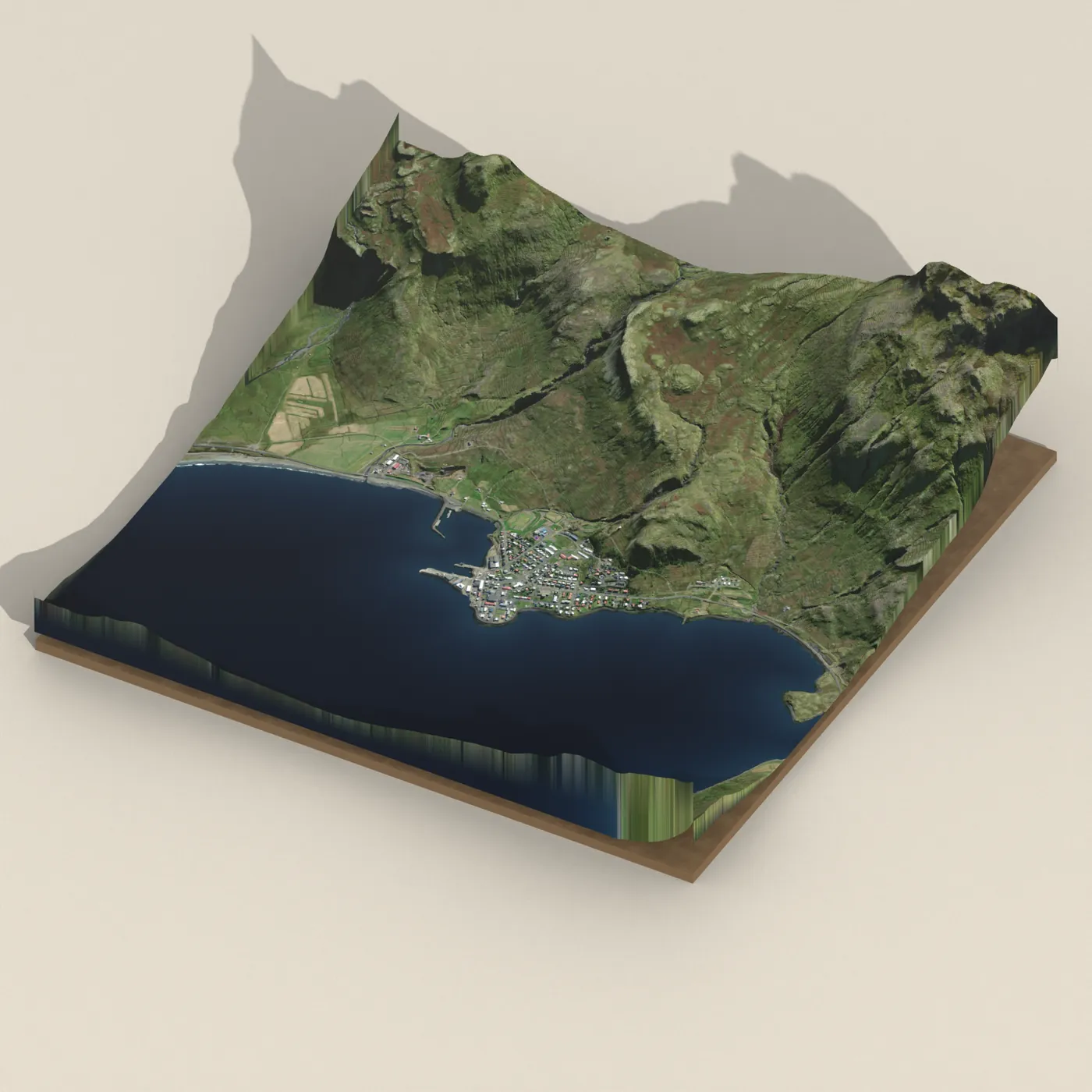 Natural hot pot near Grundarfjarðarbær — 3D terrain render (no visitor photo yet)
