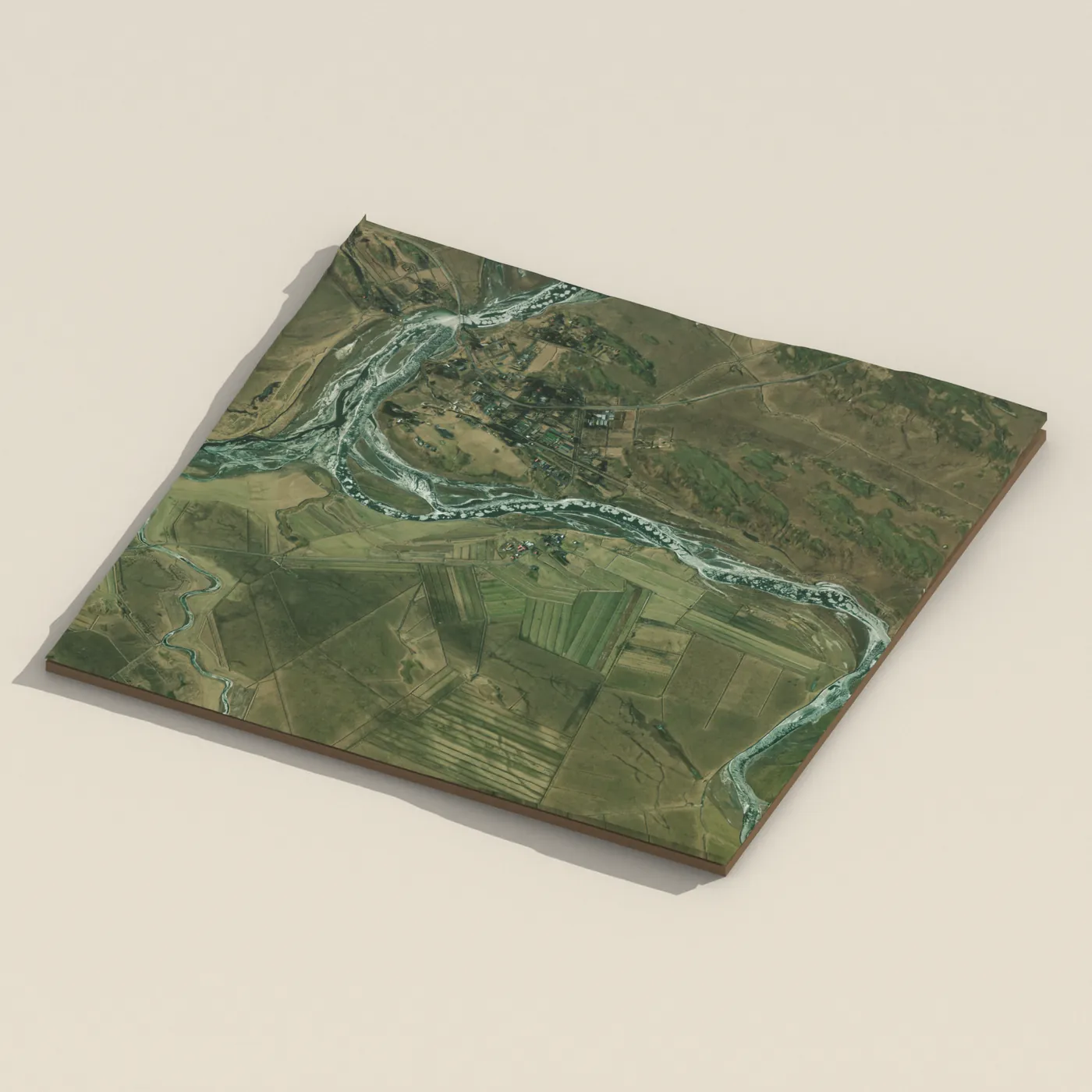 Natural hot pot near Hrunamannahreppur — 3D terrain render (no visitor photo yet)