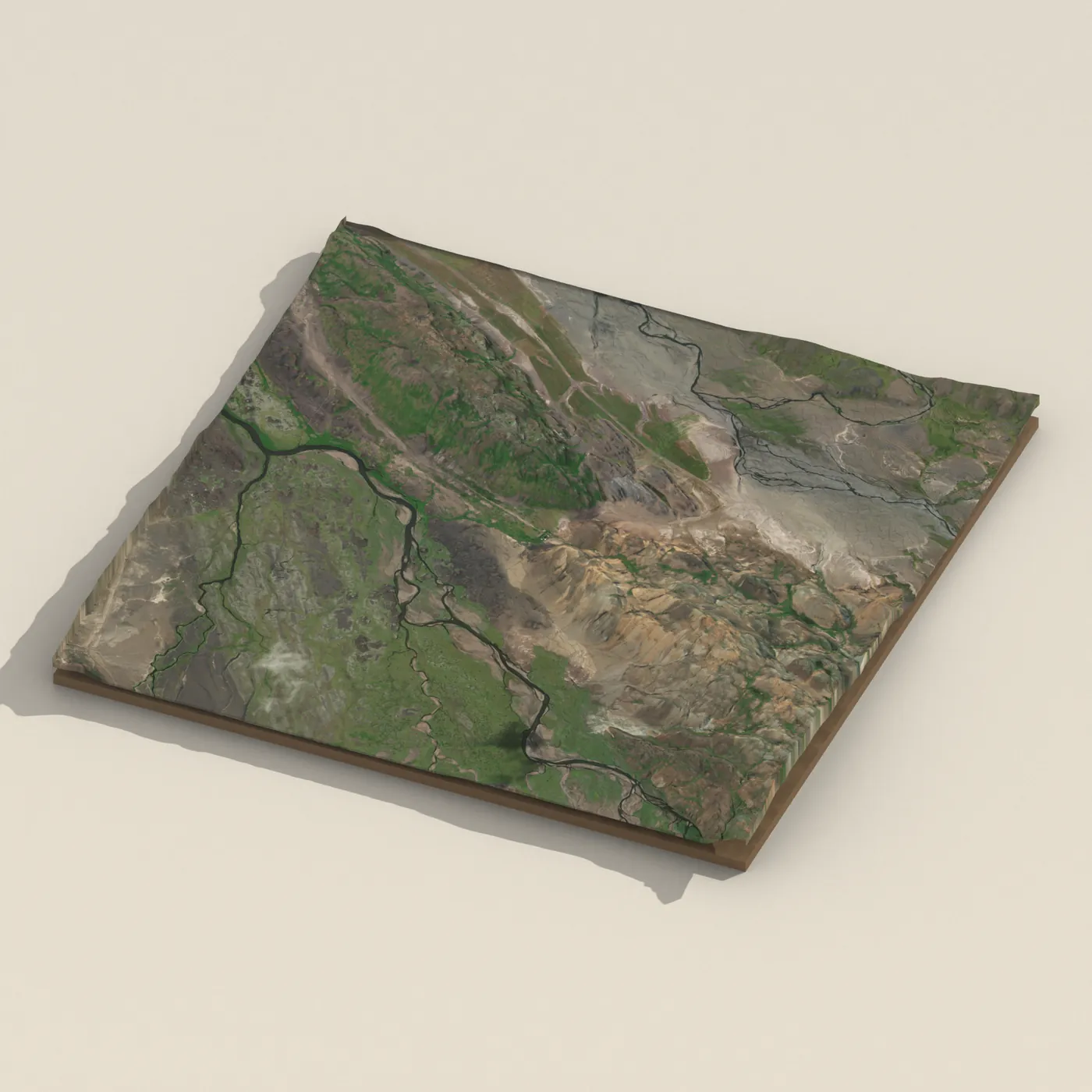 Natural hot pot near Skeiða- og Gnúpverjahreppur — 3D terrain render (no visitor photo yet)