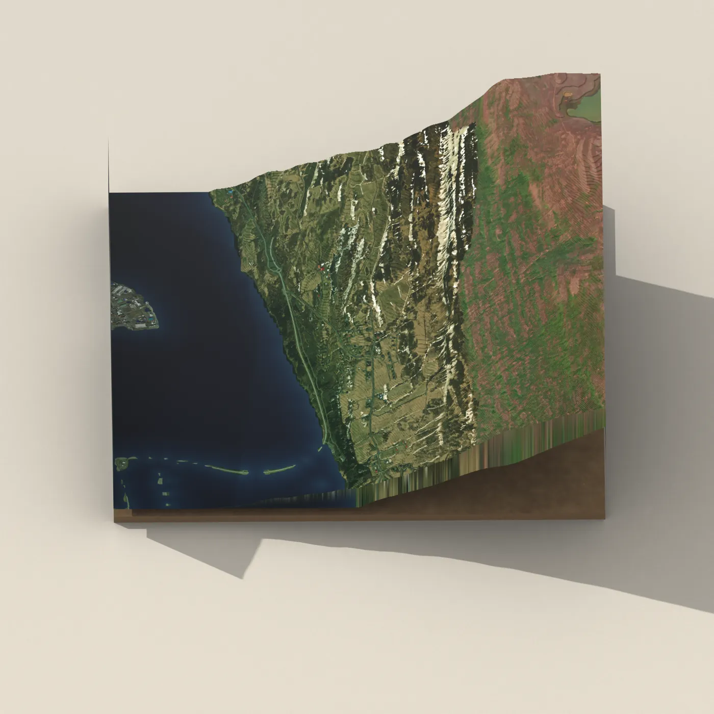 Natural hot pot near Svalbarðsstrandarhreppur — 3D terrain render (no visitor photo yet)