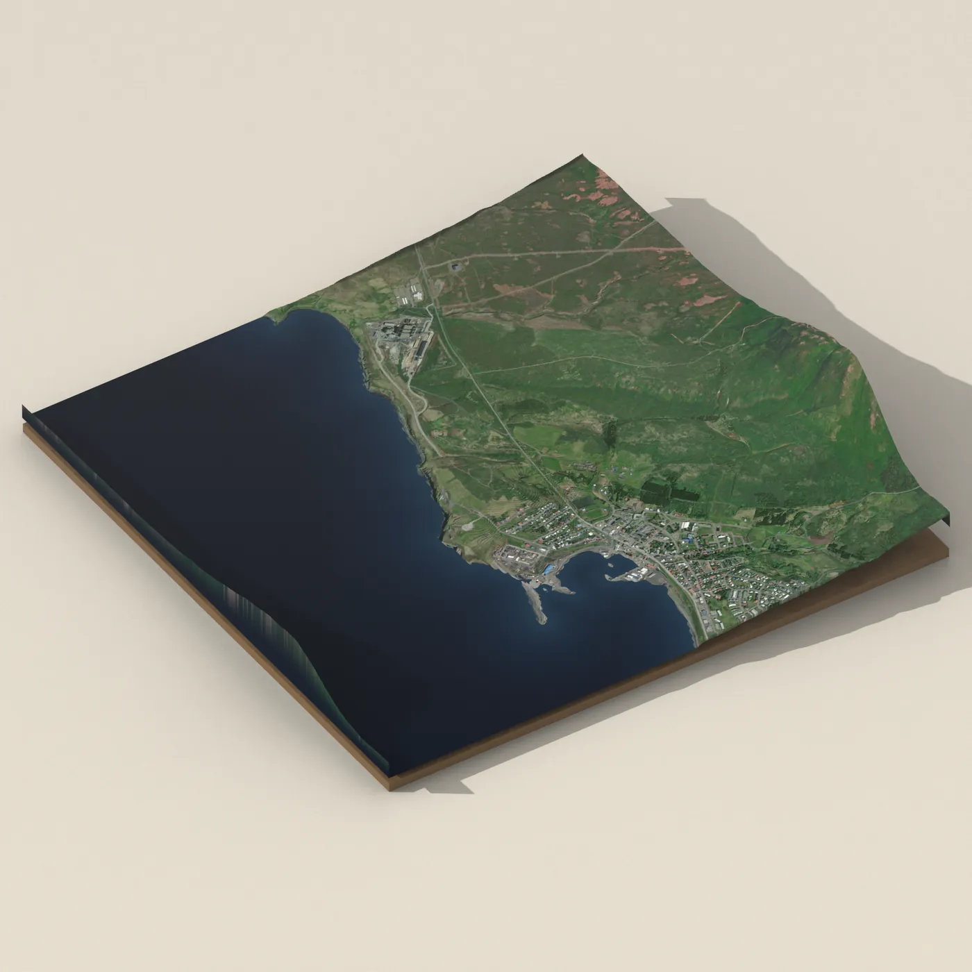 Ostakarið — 3D terrain render (no visitor photo yet)