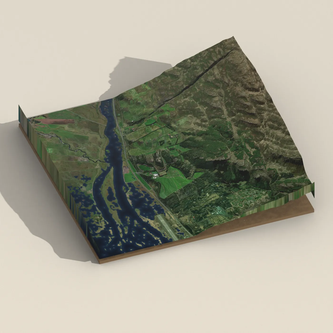 Sæberg Hot Pot — 3D terrain render (no visitor photo yet)