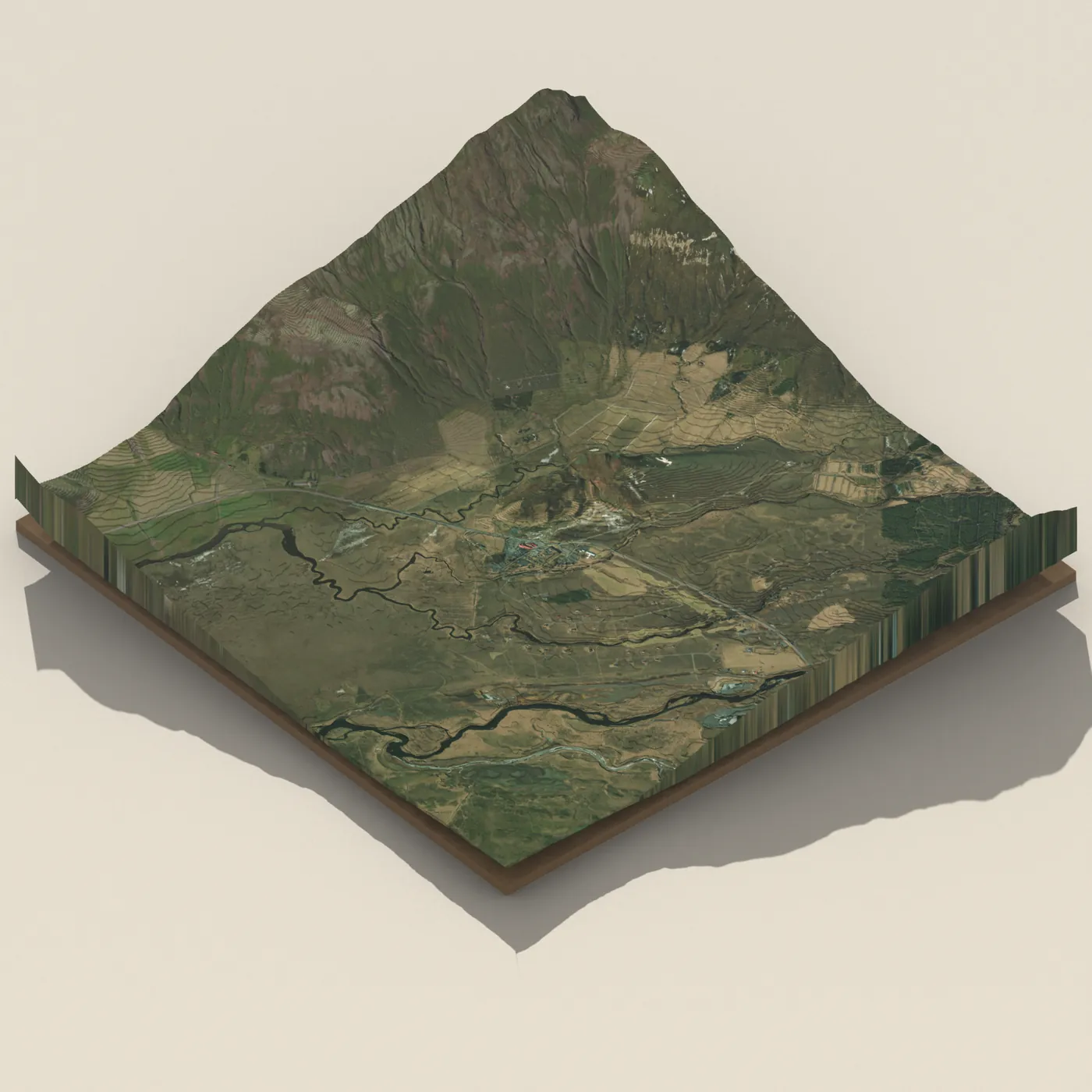 Sísjóðandi — 3D terrain render (no visitor photo yet)