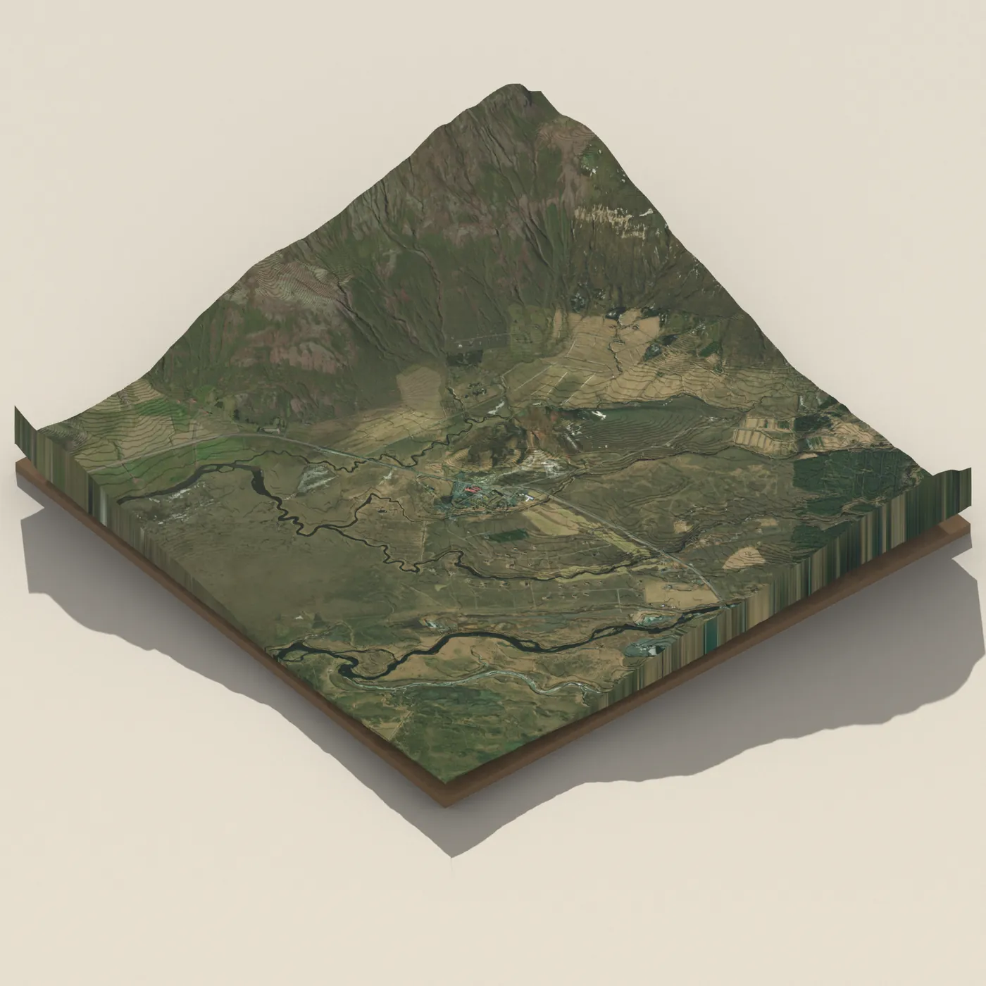 Smiður 3D terrain render