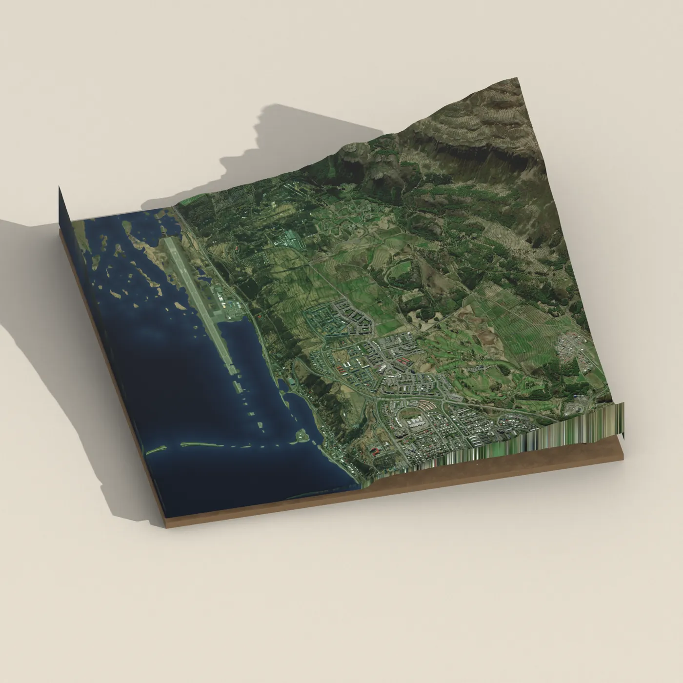 Forest Lagoon — 3D terrain render (no visitor photo yet)