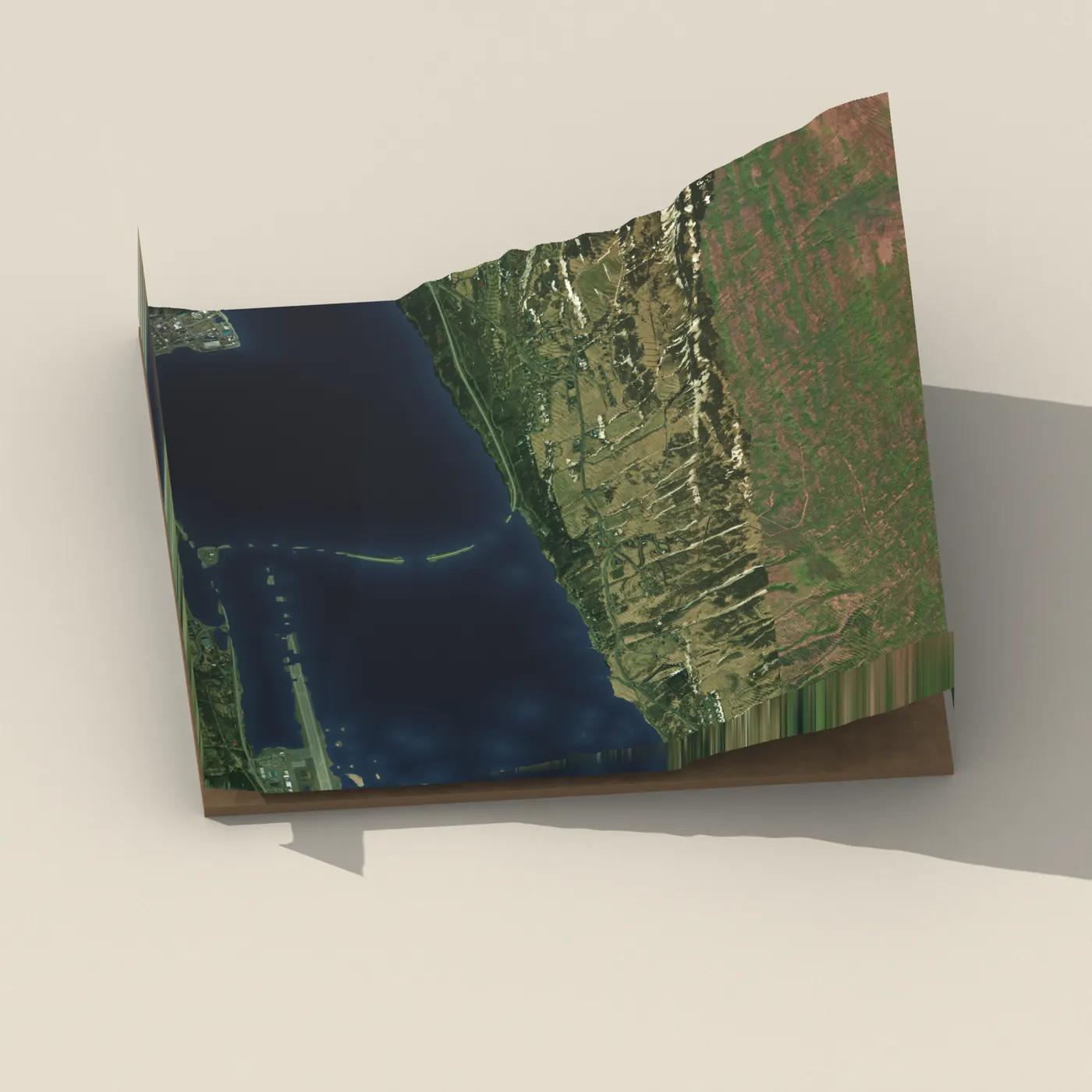 Skógarböðin 3D terrain render