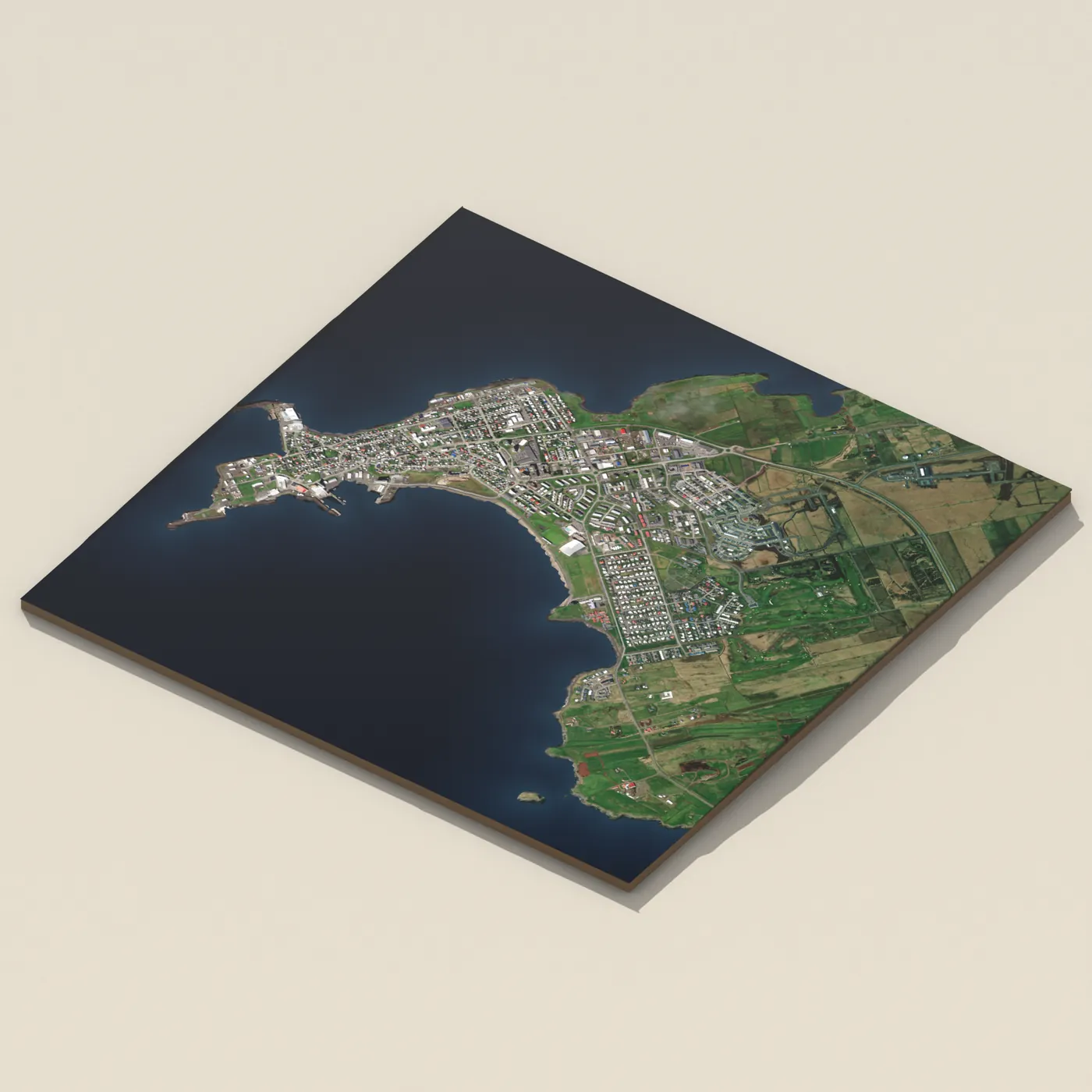 Guðlaug — 3D terrain render (no visitor photo yet)