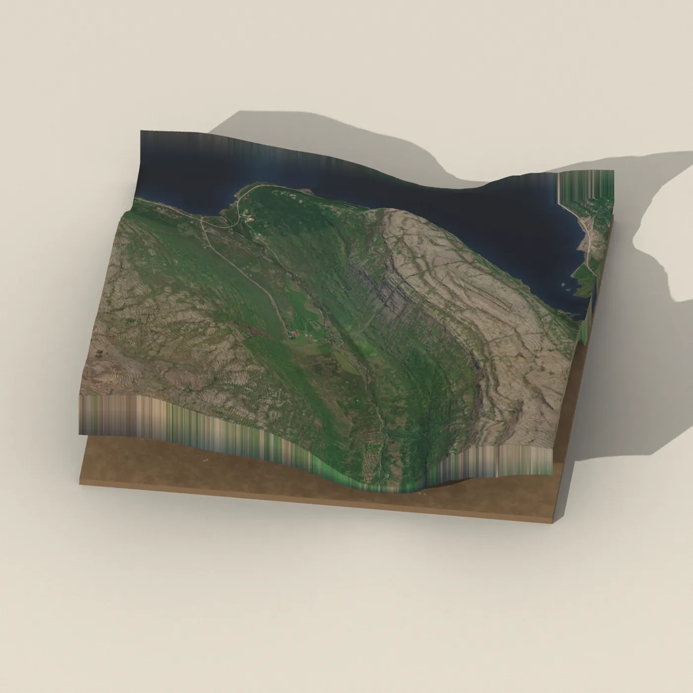 Heydalur — 3D terrain render (no visitor photo yet)