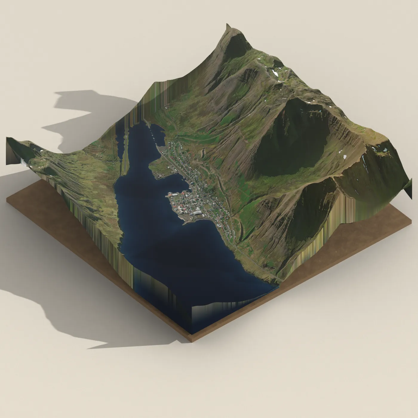 Íþróttamiðstöð Fjallabyggðar - Siglufirði — 3D terrain render (no visitor photo yet)