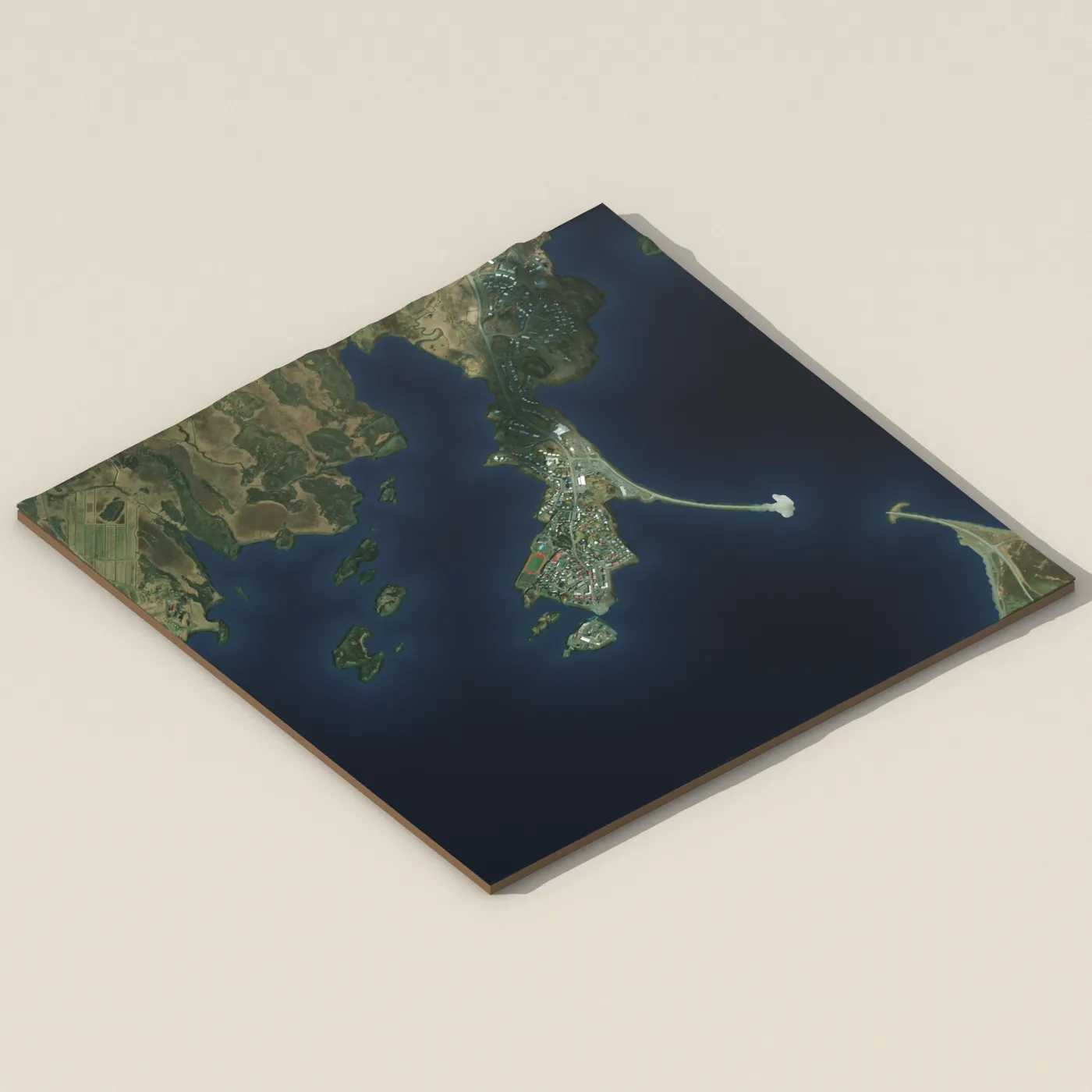 Íþróttamiðstöðin Borgarnesi — 3D terrain render (no visitor photo yet)