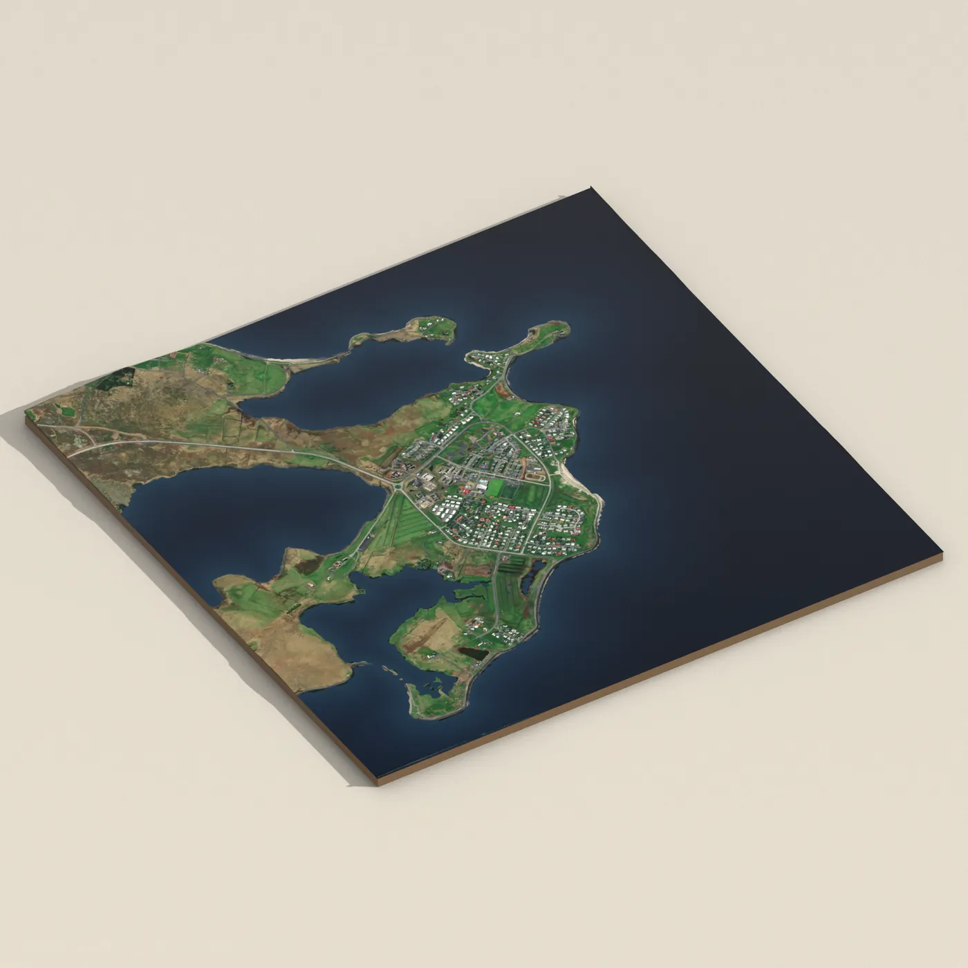 Neslaug 3D terrain render