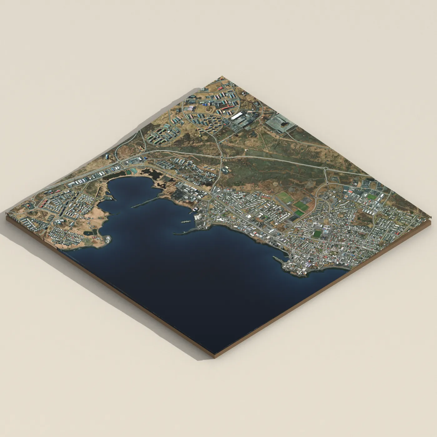 Reykjanesbær – Njarðvík — 3D terrain render (no visitor photo yet)