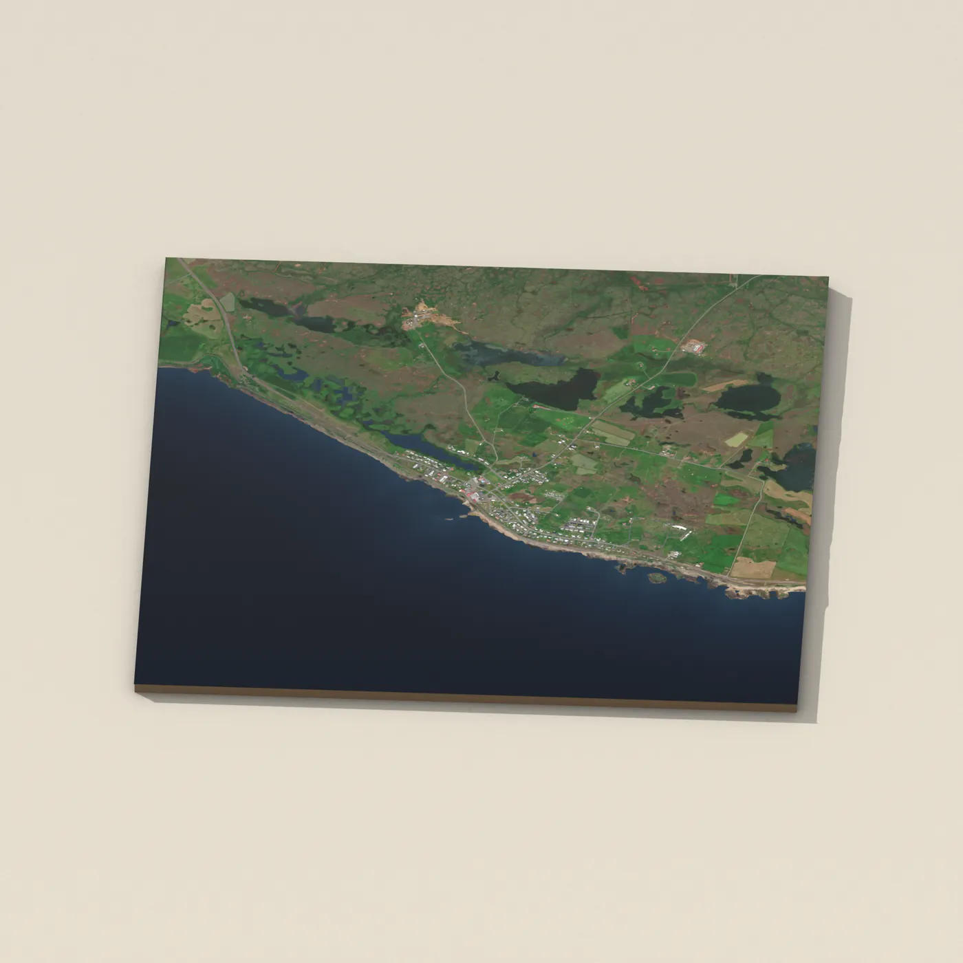 Stokkseyri 3D terrain render