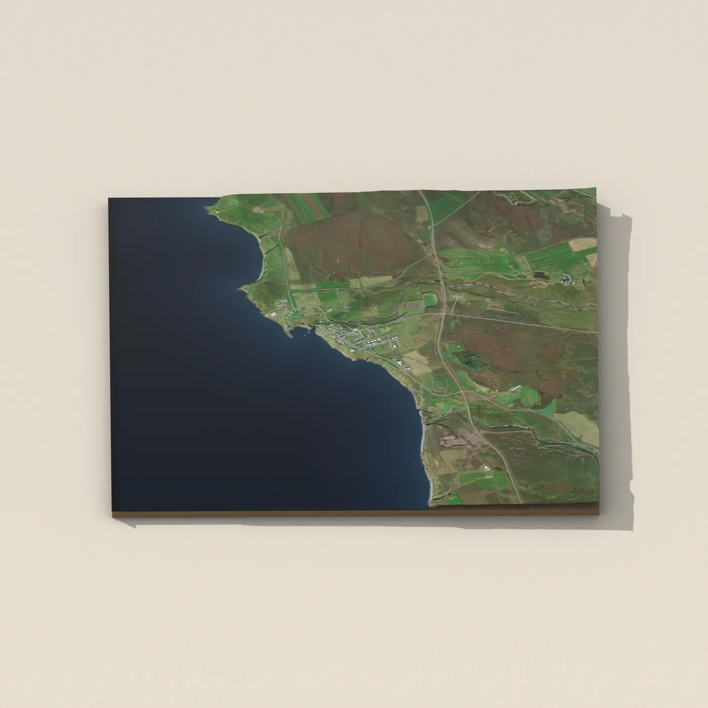 Sundlaugin á Hofsósi 3D terrain render