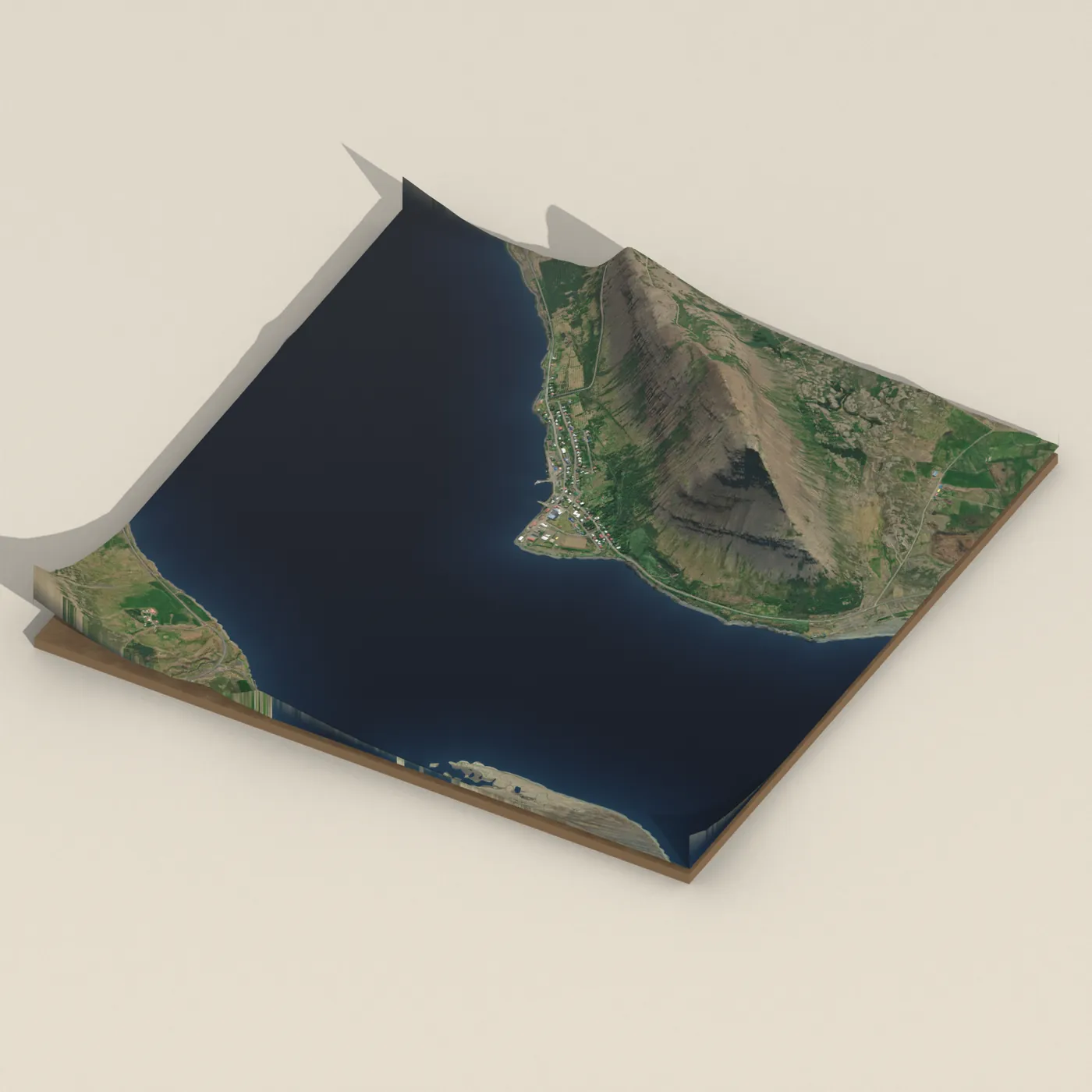 Sundlaugin á Þingeyri 3D terrain render