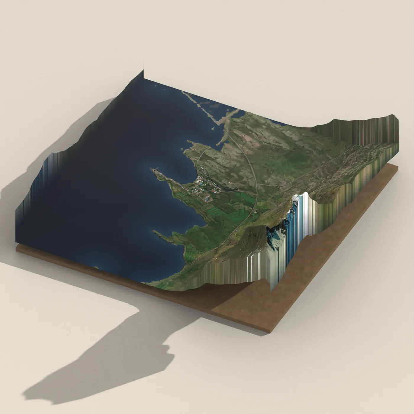 Sundlaugin Breiðdalsvík — 3D terrain render (no visitor photo yet)