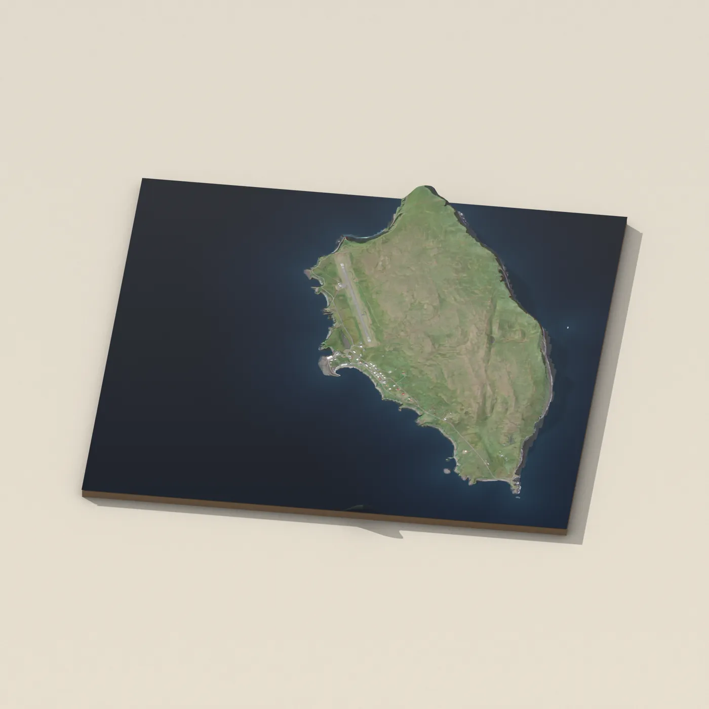 Sundlaugin í Grímsey — 3D terrain render (no visitor photo yet)