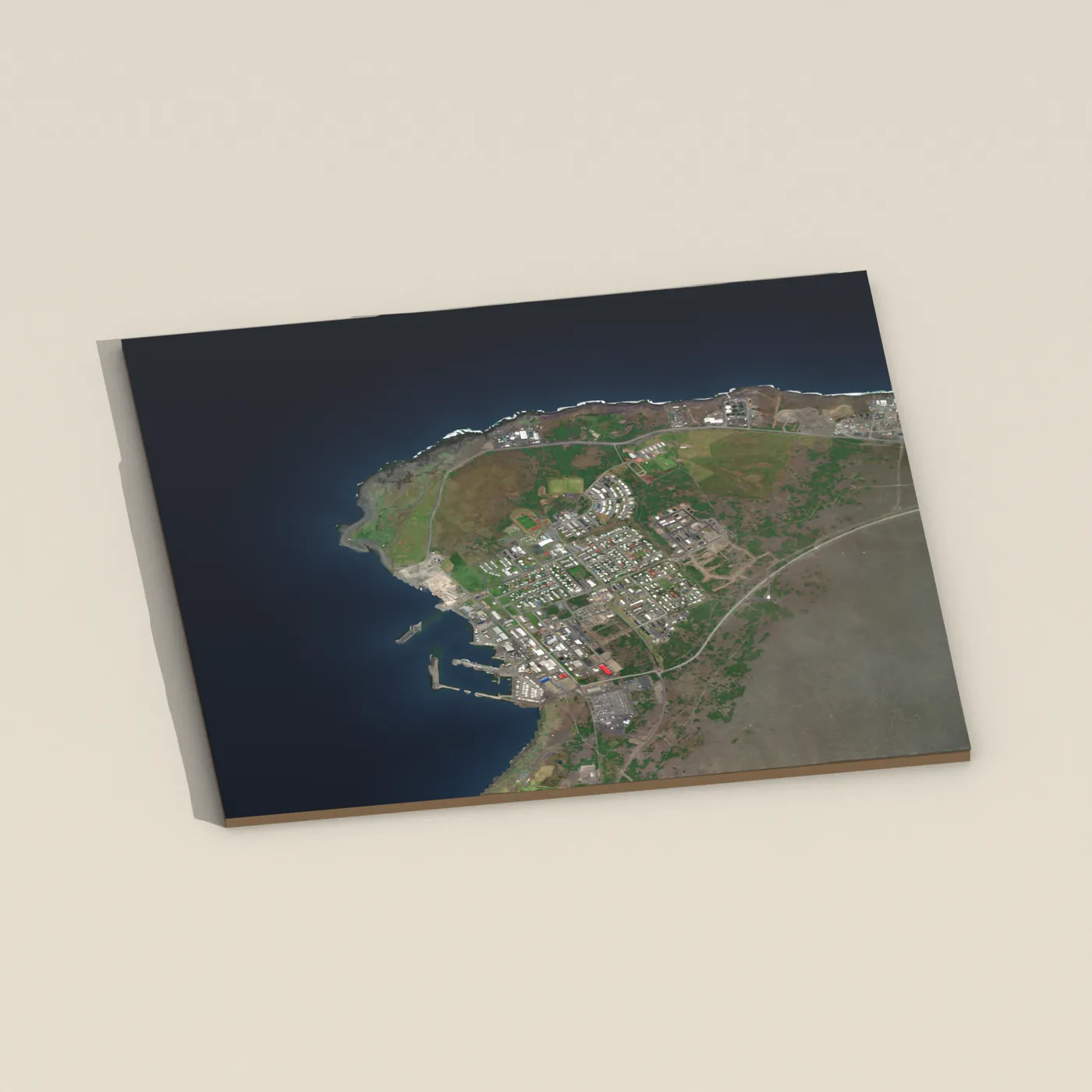 Þorlákshöfn 3D terrain render