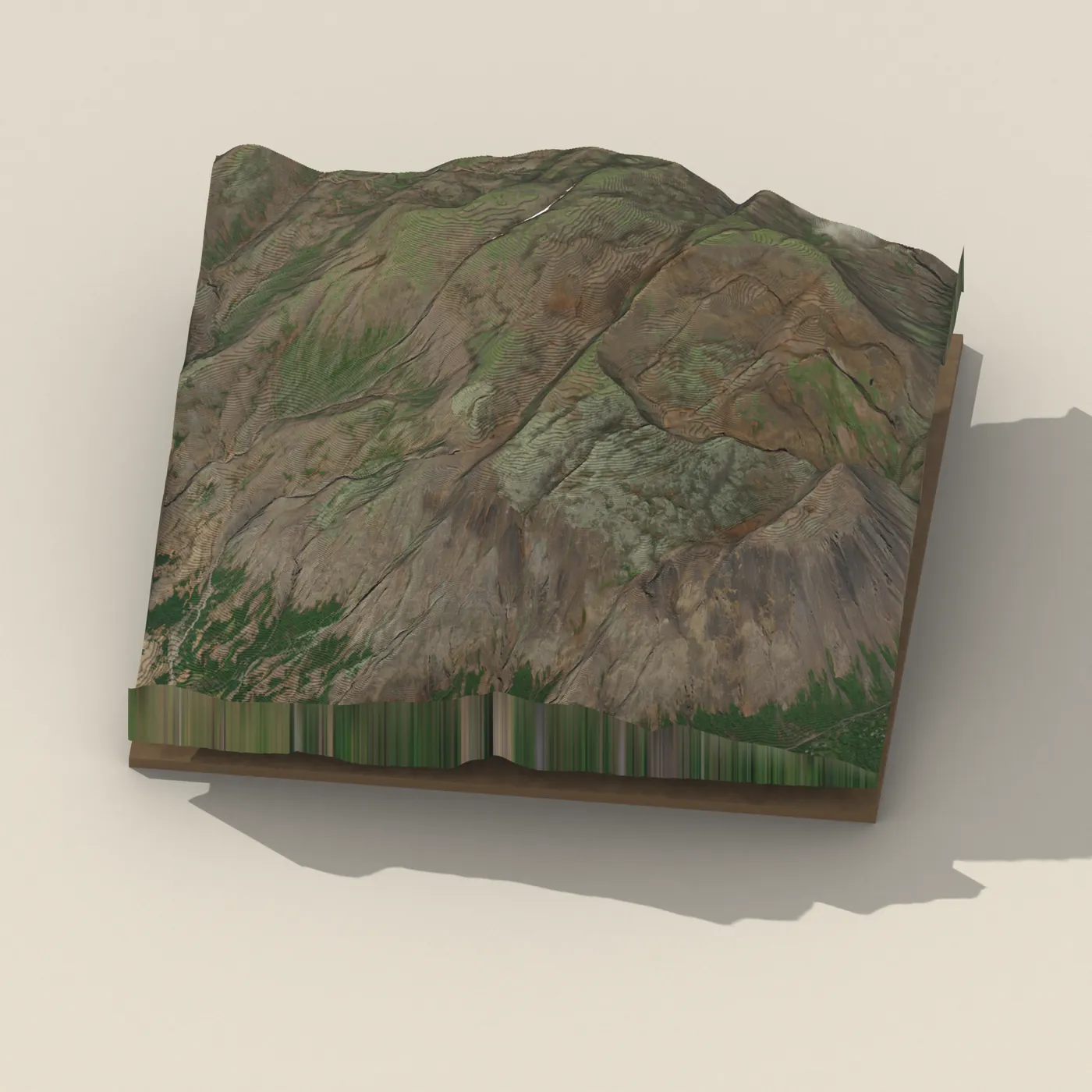 Ármannsfell 3D terrain render