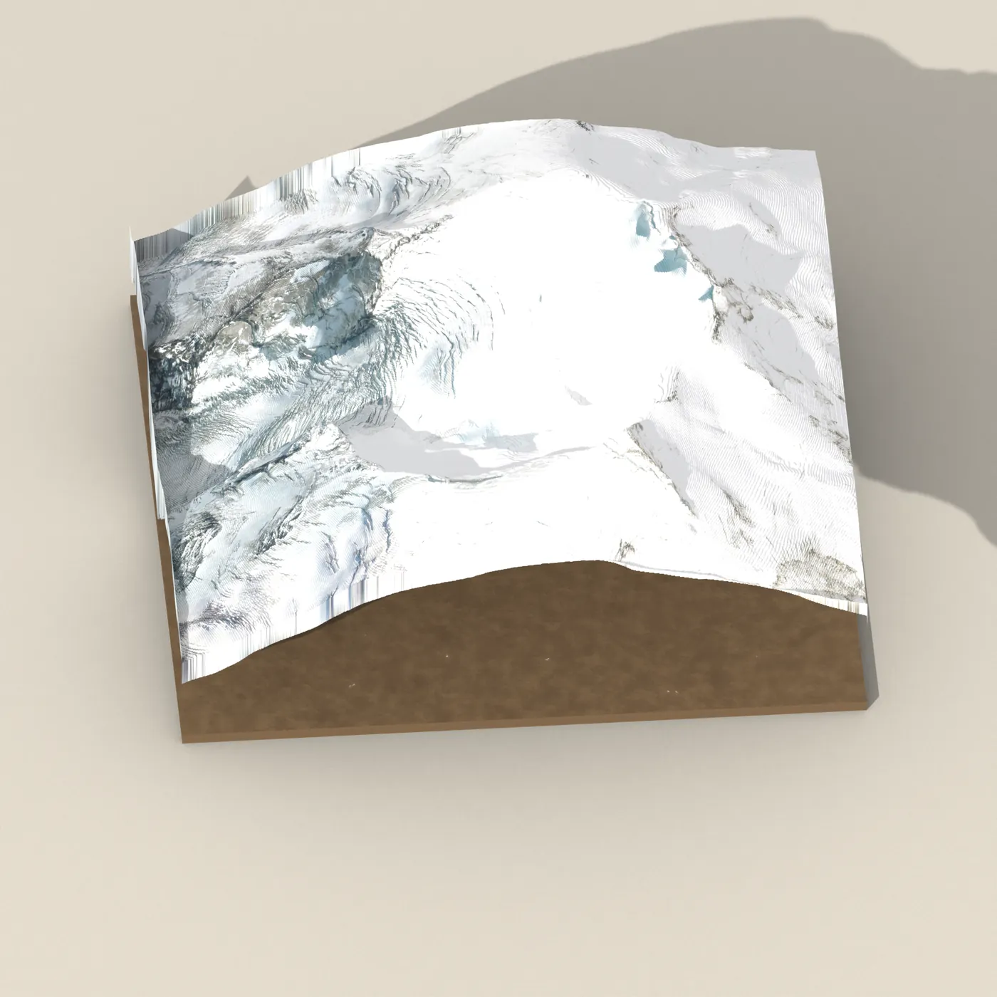 Eyjafjallajökull 3D terrain render