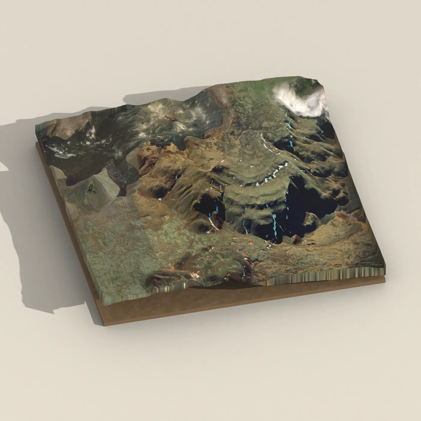 Fagradalsfjall 3D terrain render