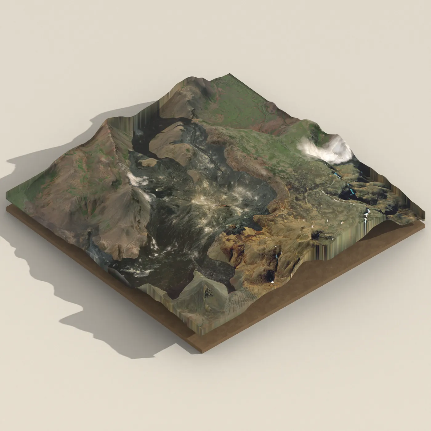 Geldingadalsgos 2021 3D terrain render
