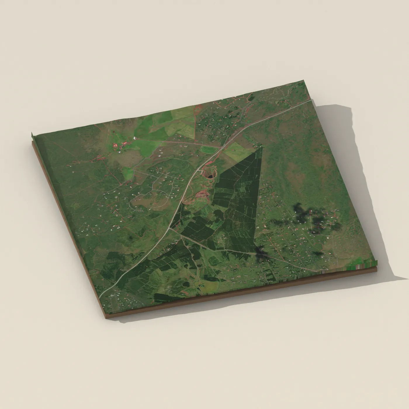 Grímsnes 3D terrain render