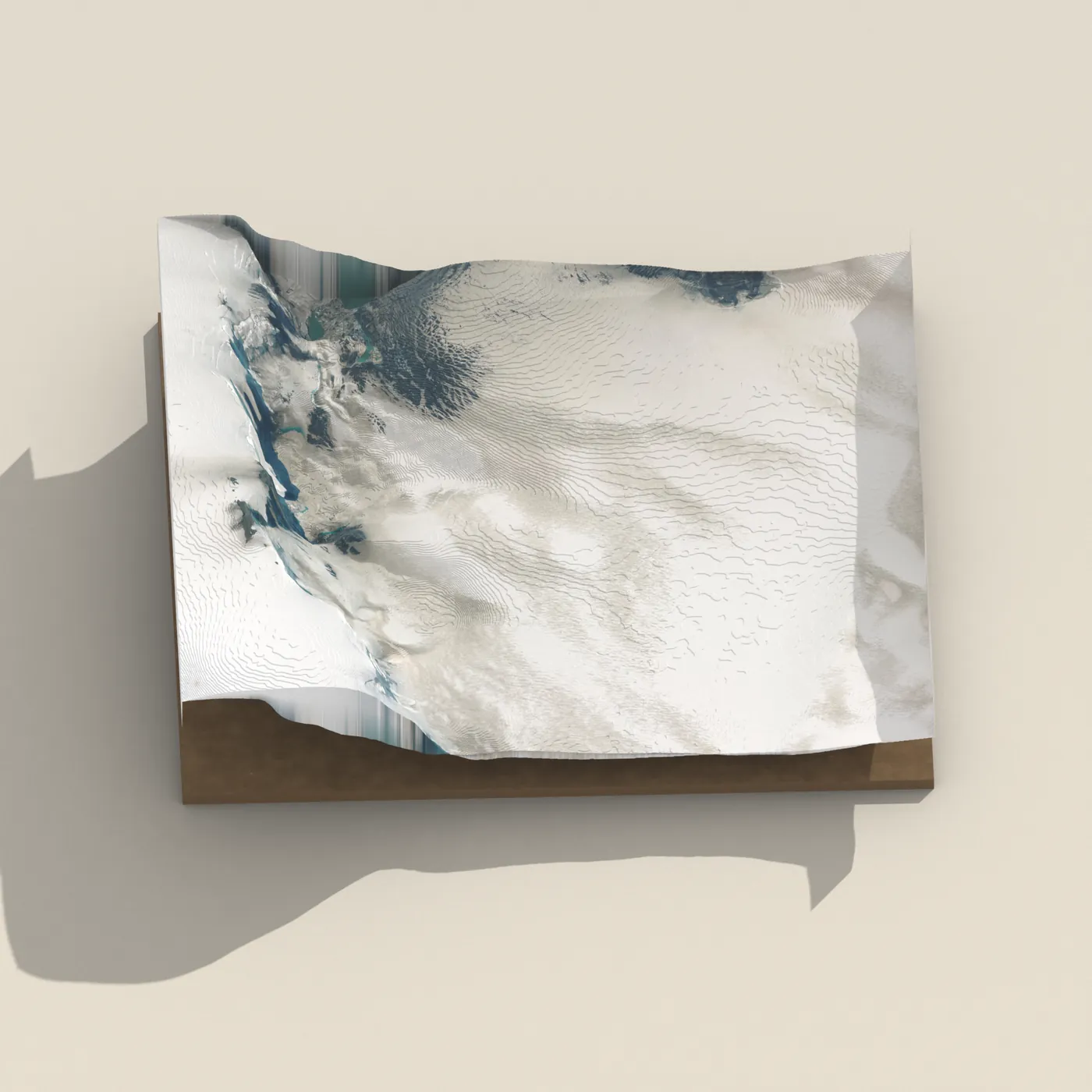 Grímsvötn 3D terrain render
