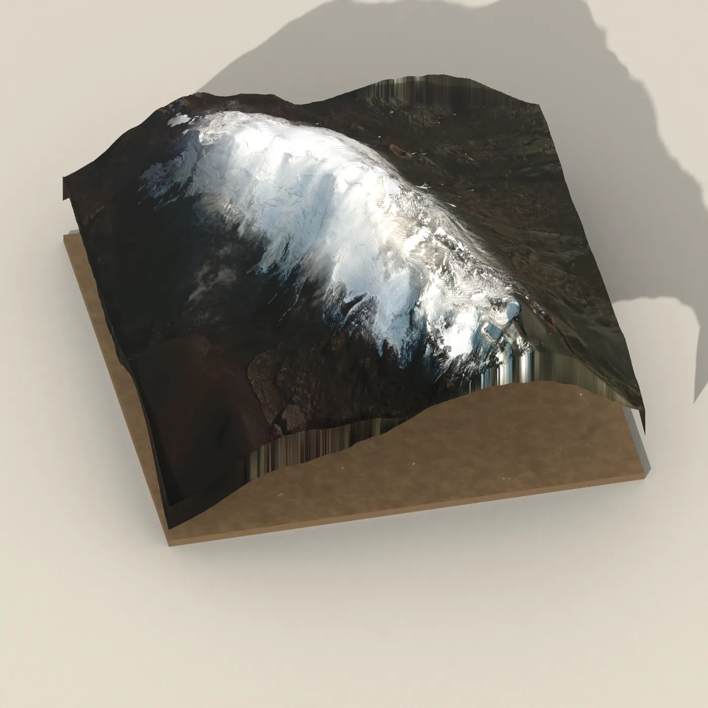 Hekla 3D terrain render