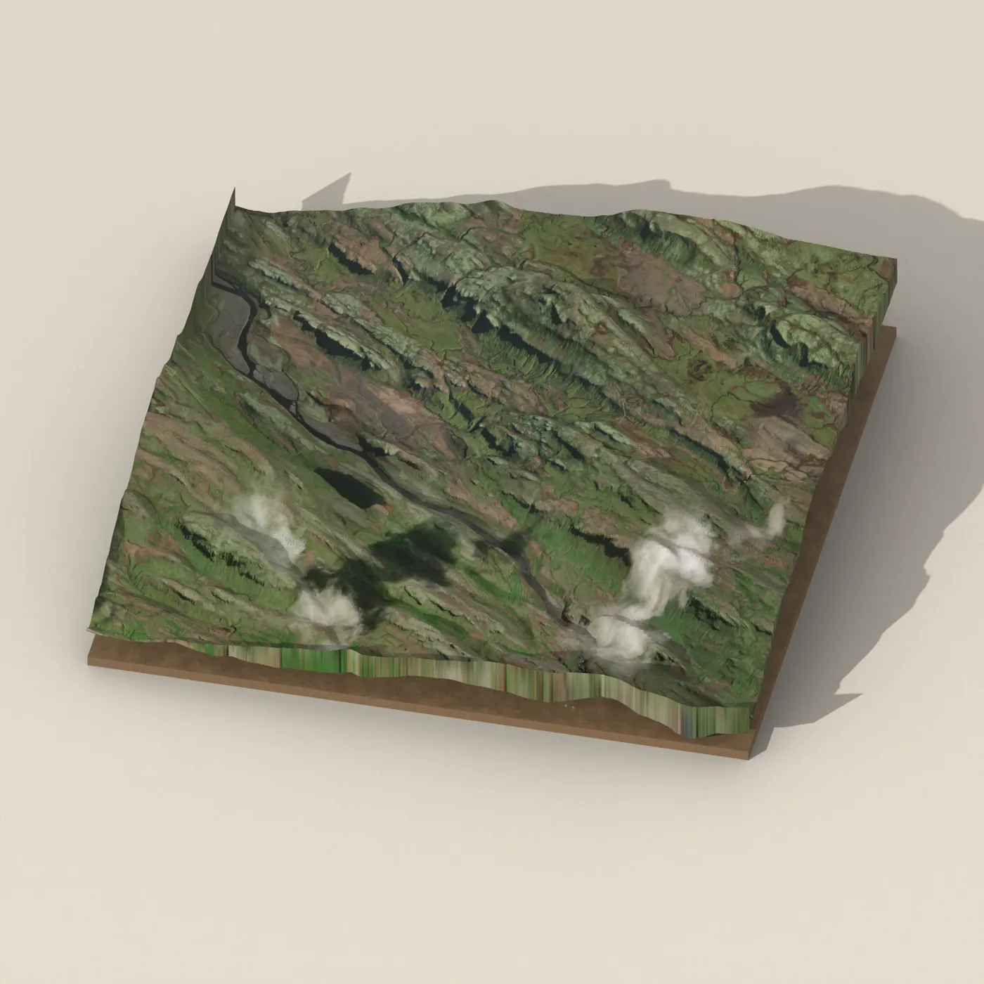 Hreppar 3D terrain render